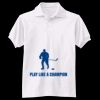 Adult EcoSmart® Jersey Knit Polo Thumbnail