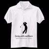 Adult EcoSmart® Jersey Knit Polo Thumbnail