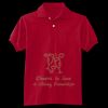 Youth EcoSmart® Jersey Knit Polo Thumbnail